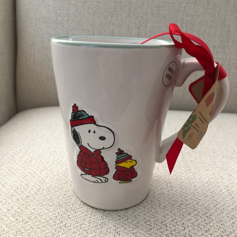 NWT Snoopy and Woodstock Let It Snow Mug